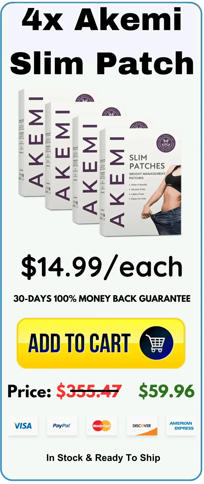 Akemi Slim Patch offer package price 